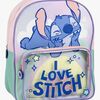 Disney Lilo & Stitch Ryggsäck, Rosa/Grön