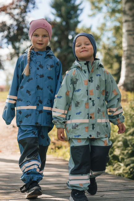 Lindberg Vattholma Regnställ, Blå/Svart