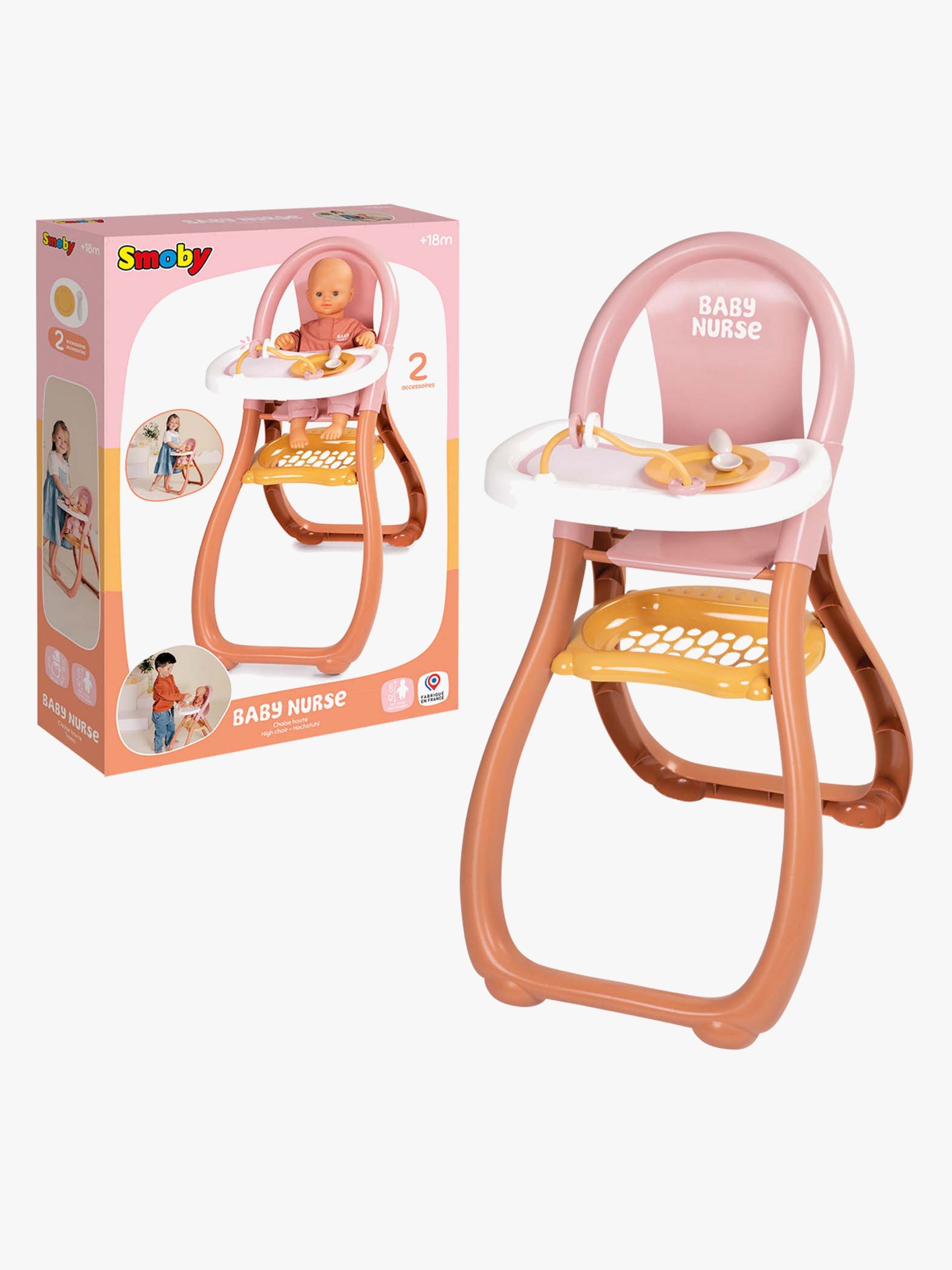 Smoby Baby Nurse Dockmatstol