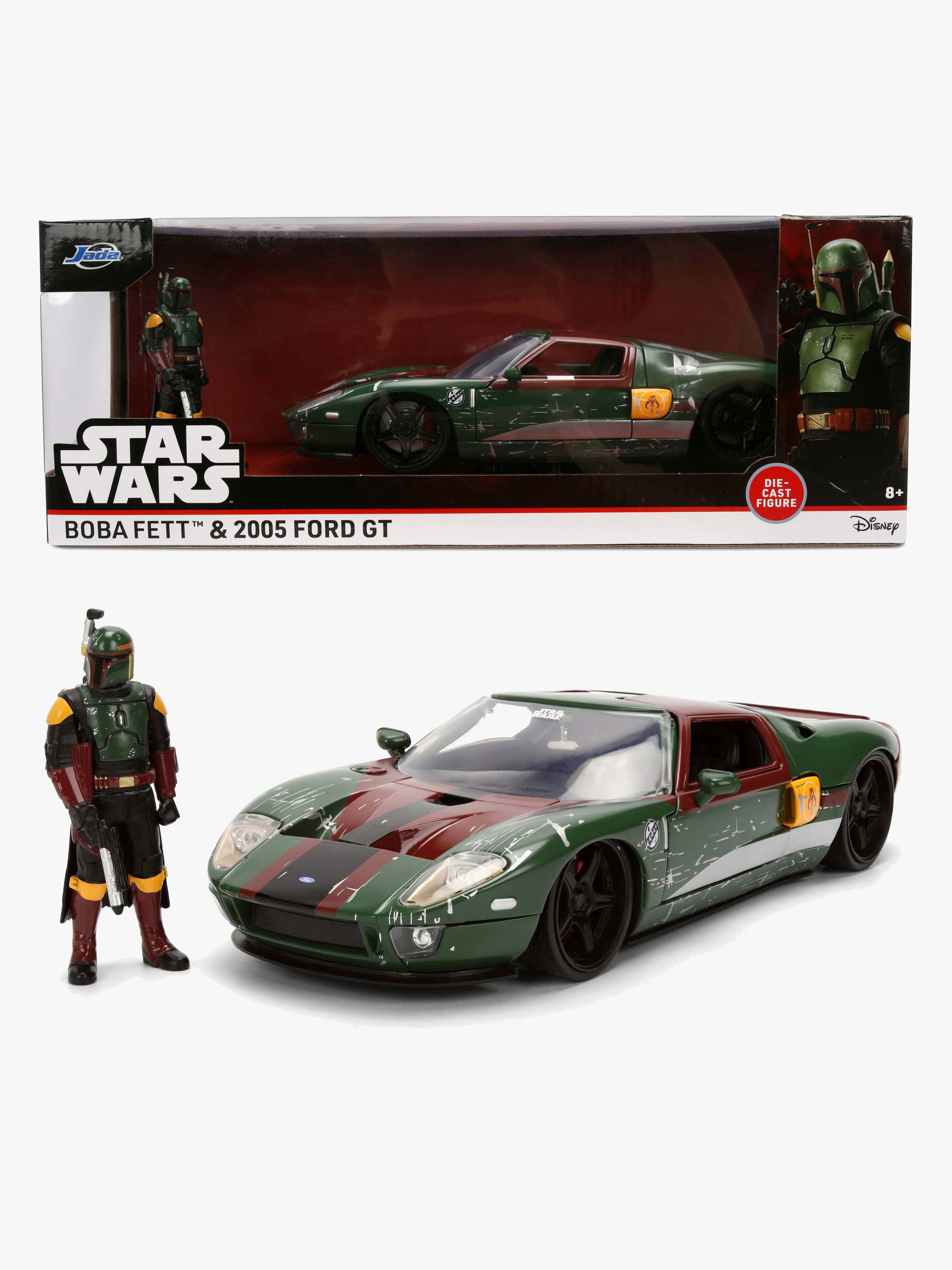 Star Wars Boba Fett 2005 Ford GT Leksaksbil 1:24