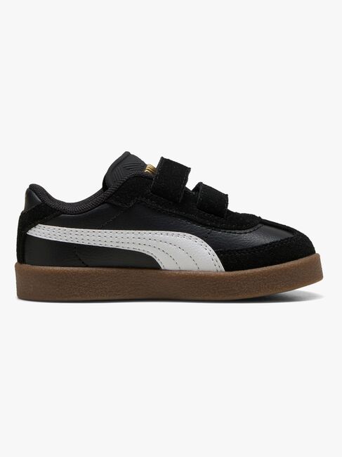 Puma Club II Era V Infant Sneakers, Black/White