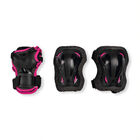Rollerblade Skyddsset Junior 3-pack XS, Svart/Rosa