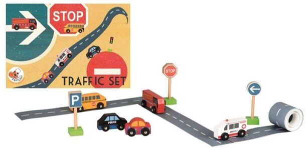 Egmont Toys Trafik vägtejp med bilar DIY