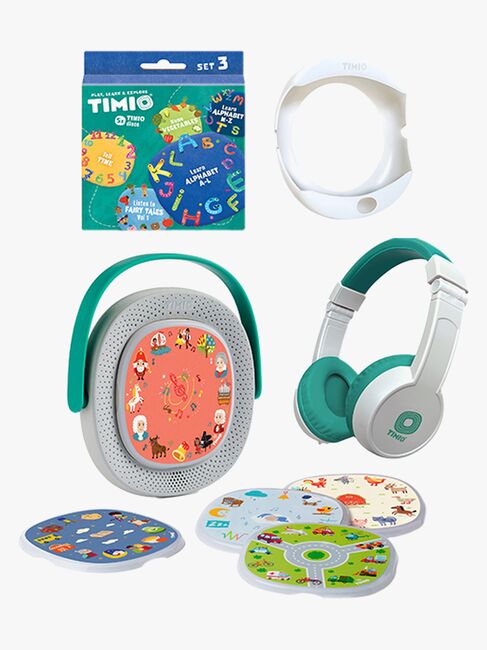 Timio Tillbehör och Skivpaket Tiden, Grönsaker & Alfabetet