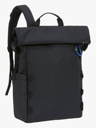 Lässig Outdoor Skötväska Ryggsäck med Rullöppning, Black