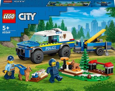 LEGO City Police 60369 Polisens mobila hundträning
