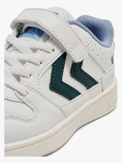 Hummel St Power Play Jr Sneakers, White/Green