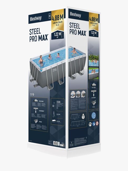 Bestway Power Steel Pool 488x244x122 cm