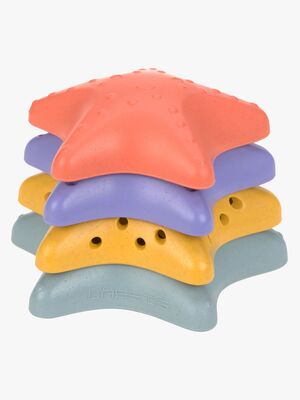 Lässig Sjöstjärna Stapelleksak, Pink/Lilac/Yellow/Blue