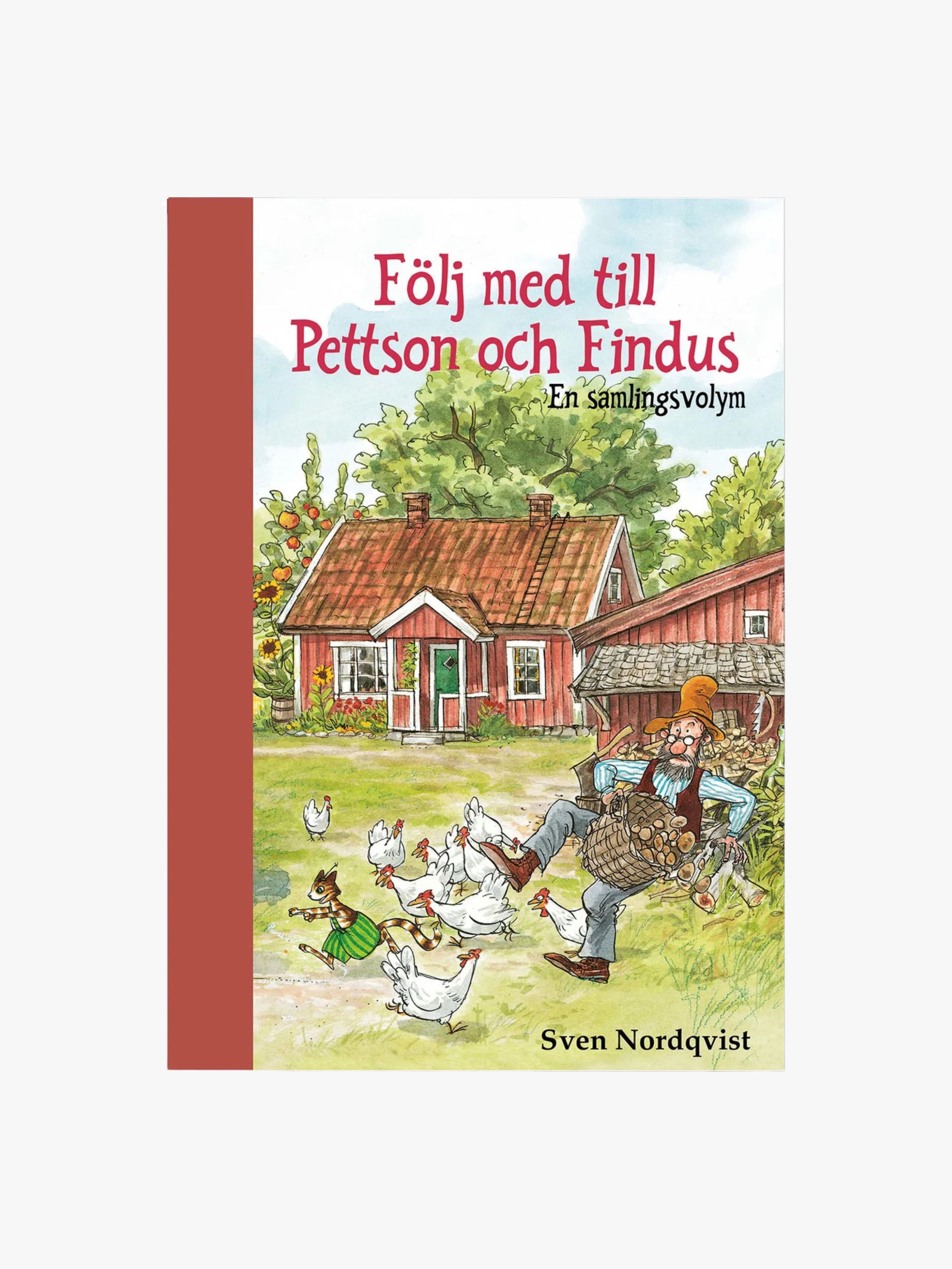 Pettson &  Findus Bok Följ med till Pettson och Findus