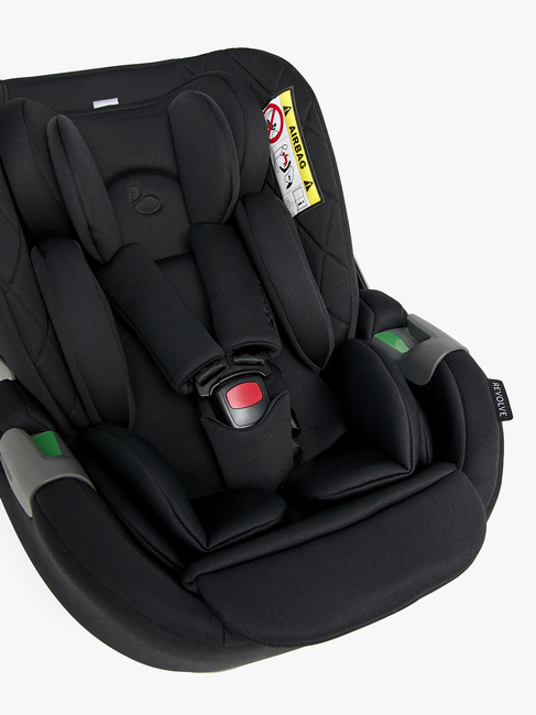 Beemoo Revolve i-Size Babyskydd, Black Stone