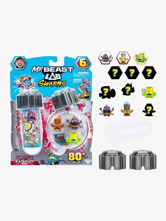 Beast Lab Swarms Samlarfigurer Battle Fusion Surprise 6-pack
