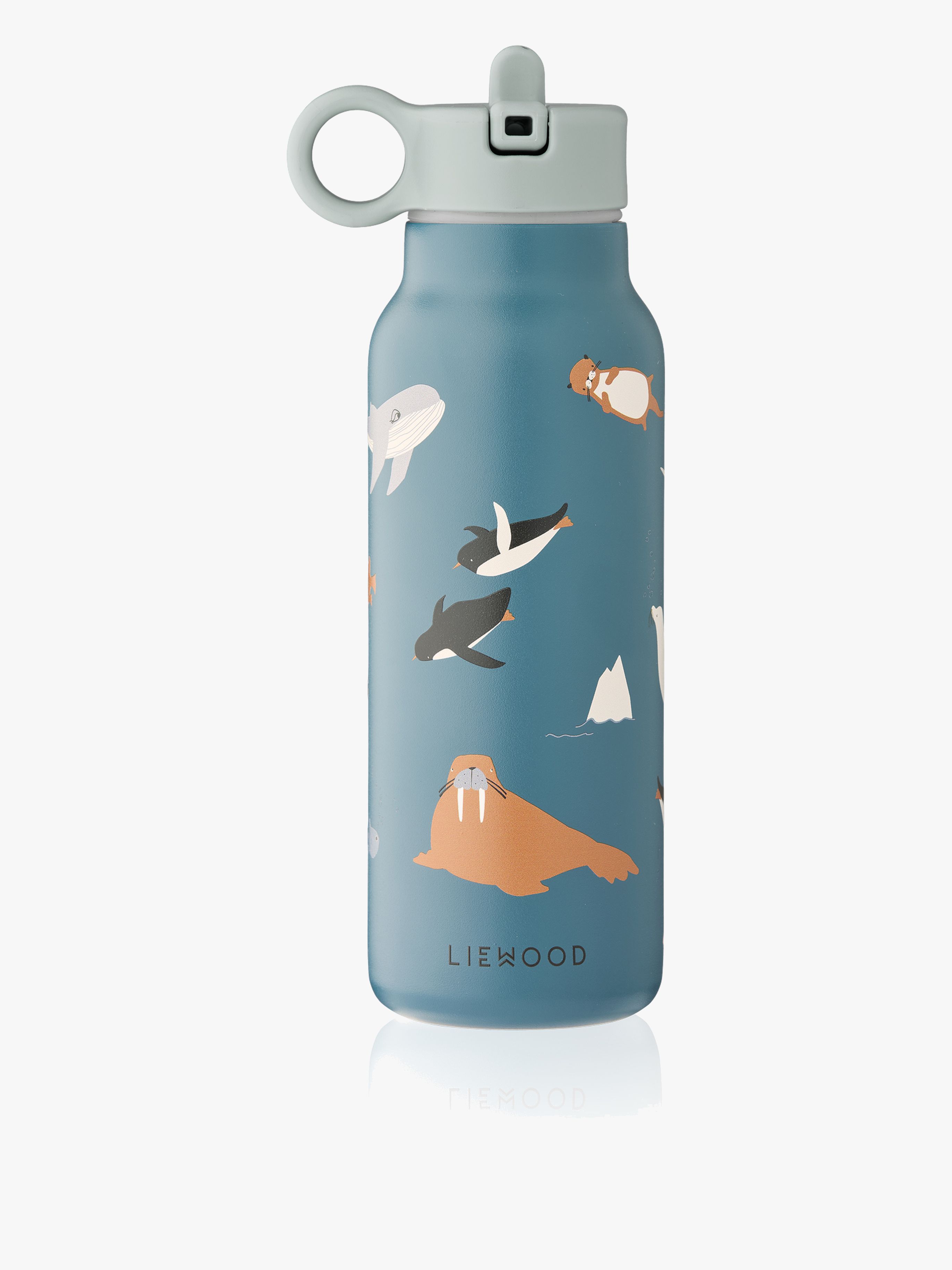 LIEWOOD Falk Vattenflaska 350 ml, Arctic Sea/ Ocean view