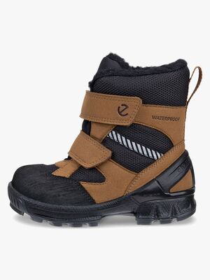 Ecco Biom Hike Infant Winterstiefel, Black/Camel