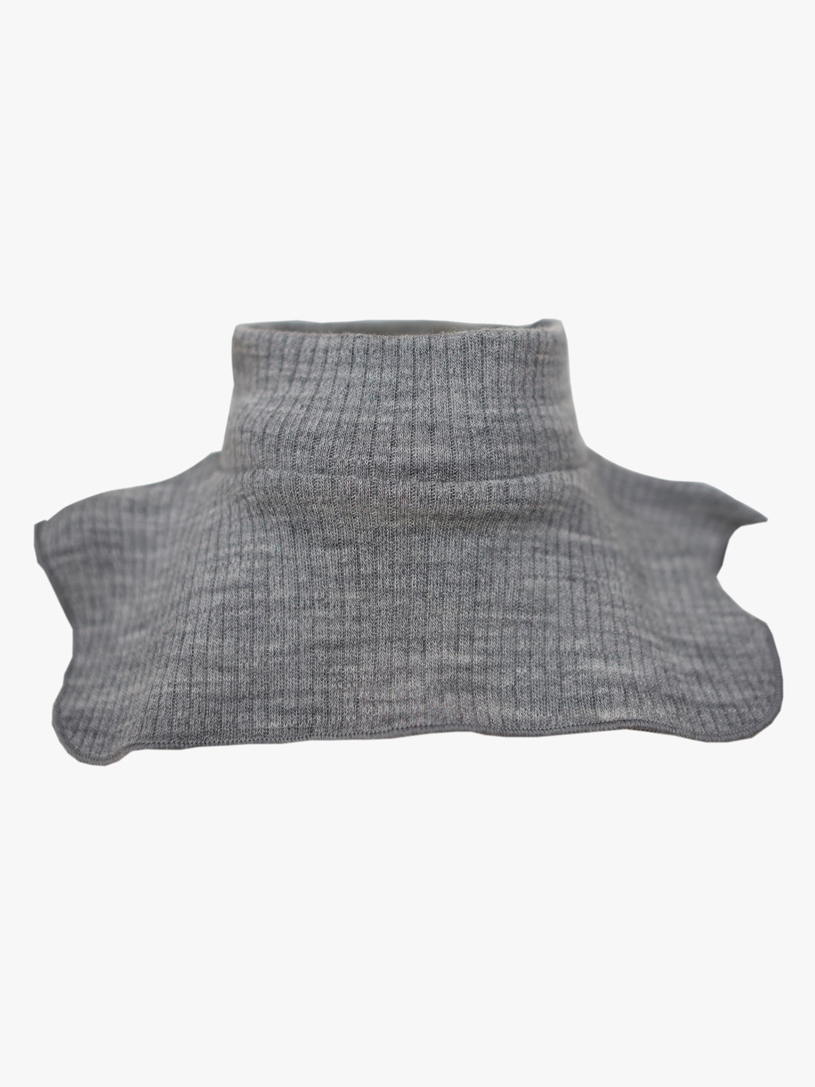 Lindberg Rib Baby Halskrage Merinoull, Grey Melange