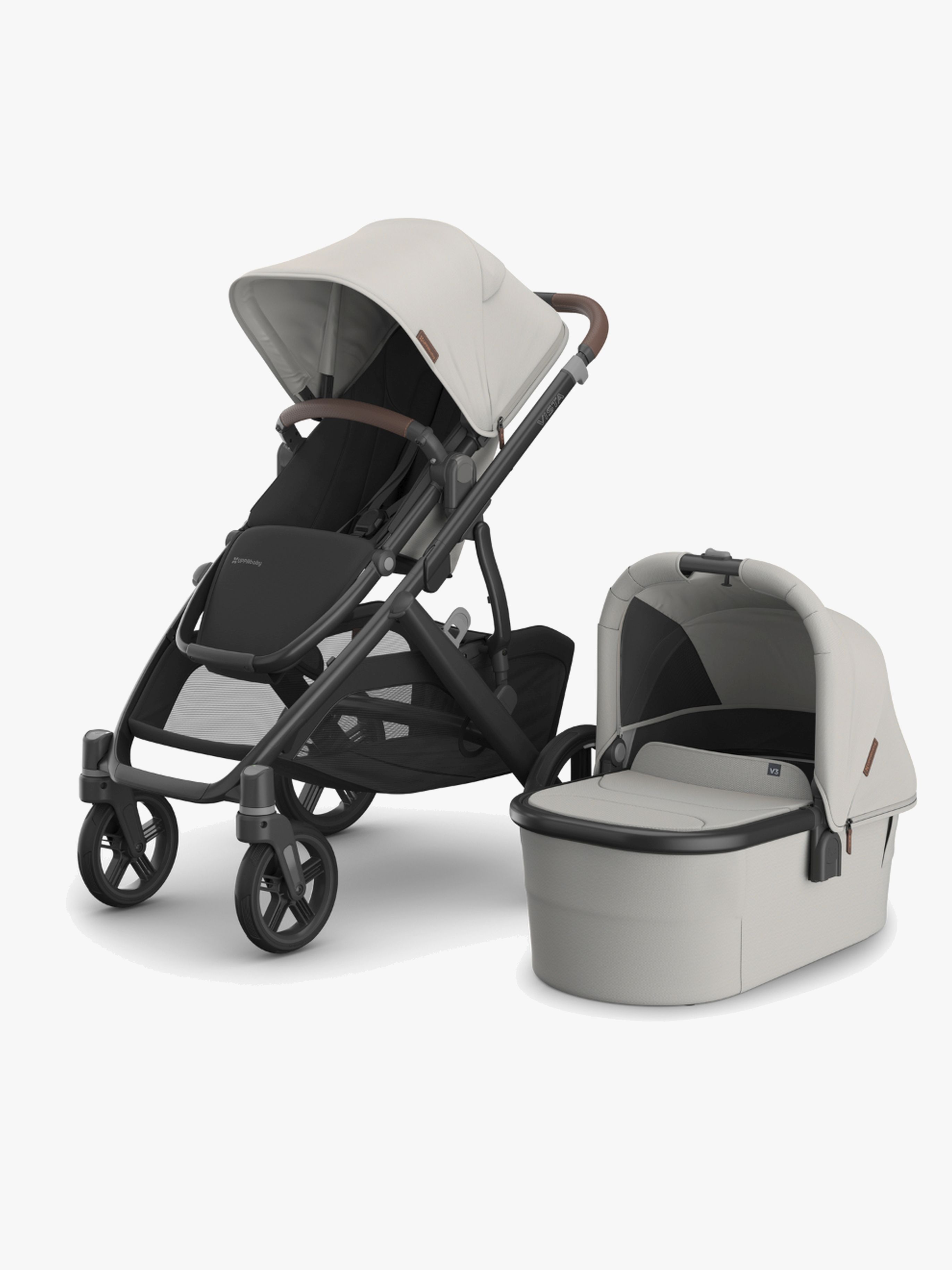 UPPAbaby Vista V3 Duovagn – GREENGUARD Gold, 30+ konfigurationer