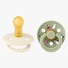 BIBS x Moomin Colour Friends Napp 2-Pack Latex Stl 2, Ivory
