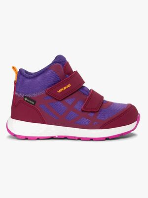 Viking Veme Reflex GTX 2V Mid  Vattentäta Sneakers, Burgundy/Violet