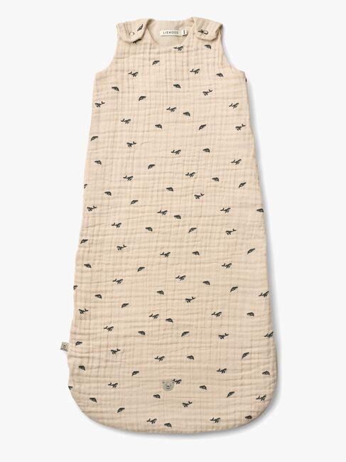 LIEWOOD Flora Sovpåse Stl 56-68, Mini Whale/Sandy