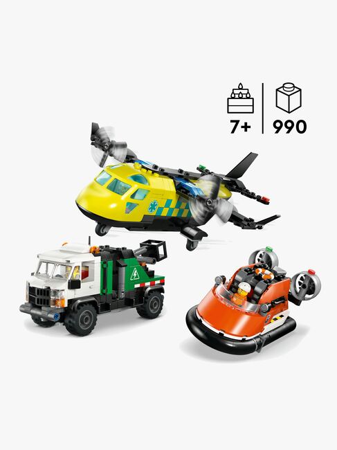 LEGO City 60505 Flygplan, servicebil och svävare