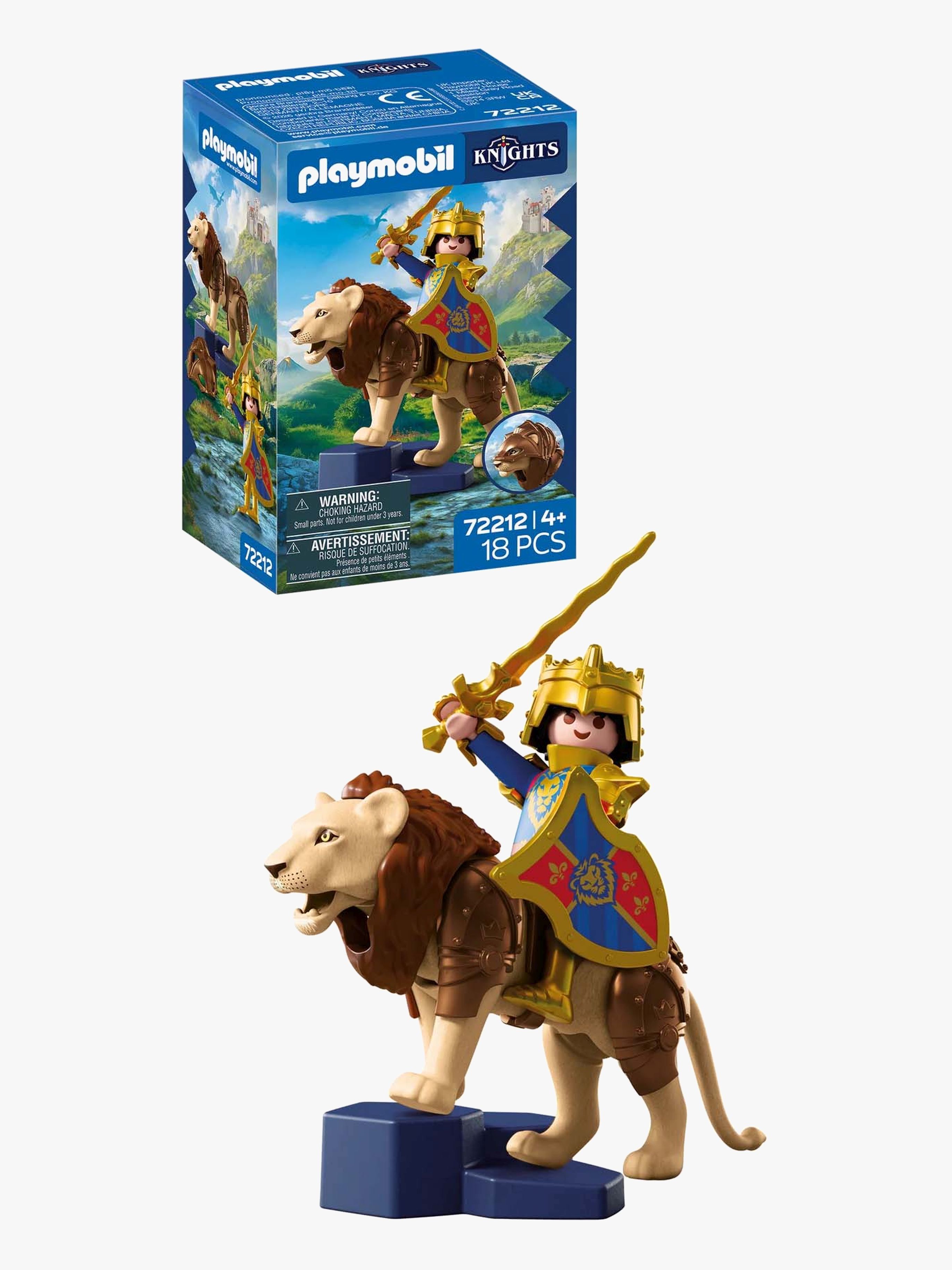 Playmobil Knights 72212 Playmobil Knights Lejon Med Gyllene Riddare