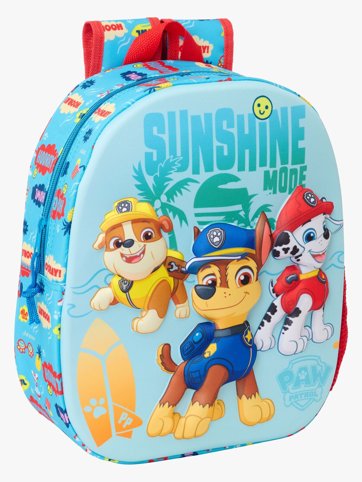 Paw Patrol 3D Ryggsäck 8,5L, Ljusblå