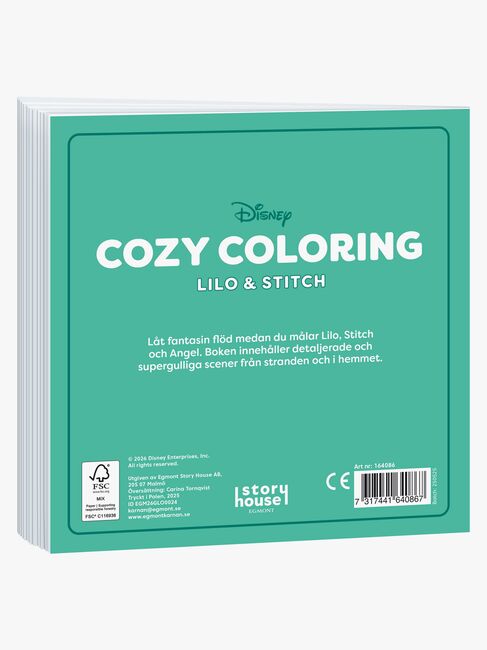 Egmont Kärnan Disney Stitch Målarbok Cozy Coloring