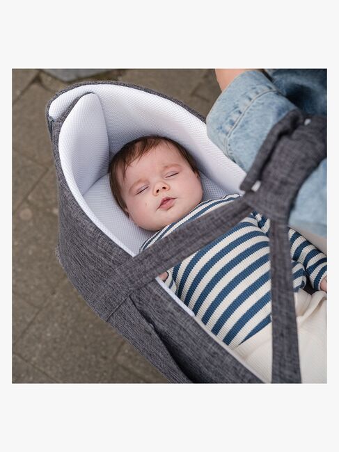 Doomoo Babynest/Mjuklift 3-i-1, Grå