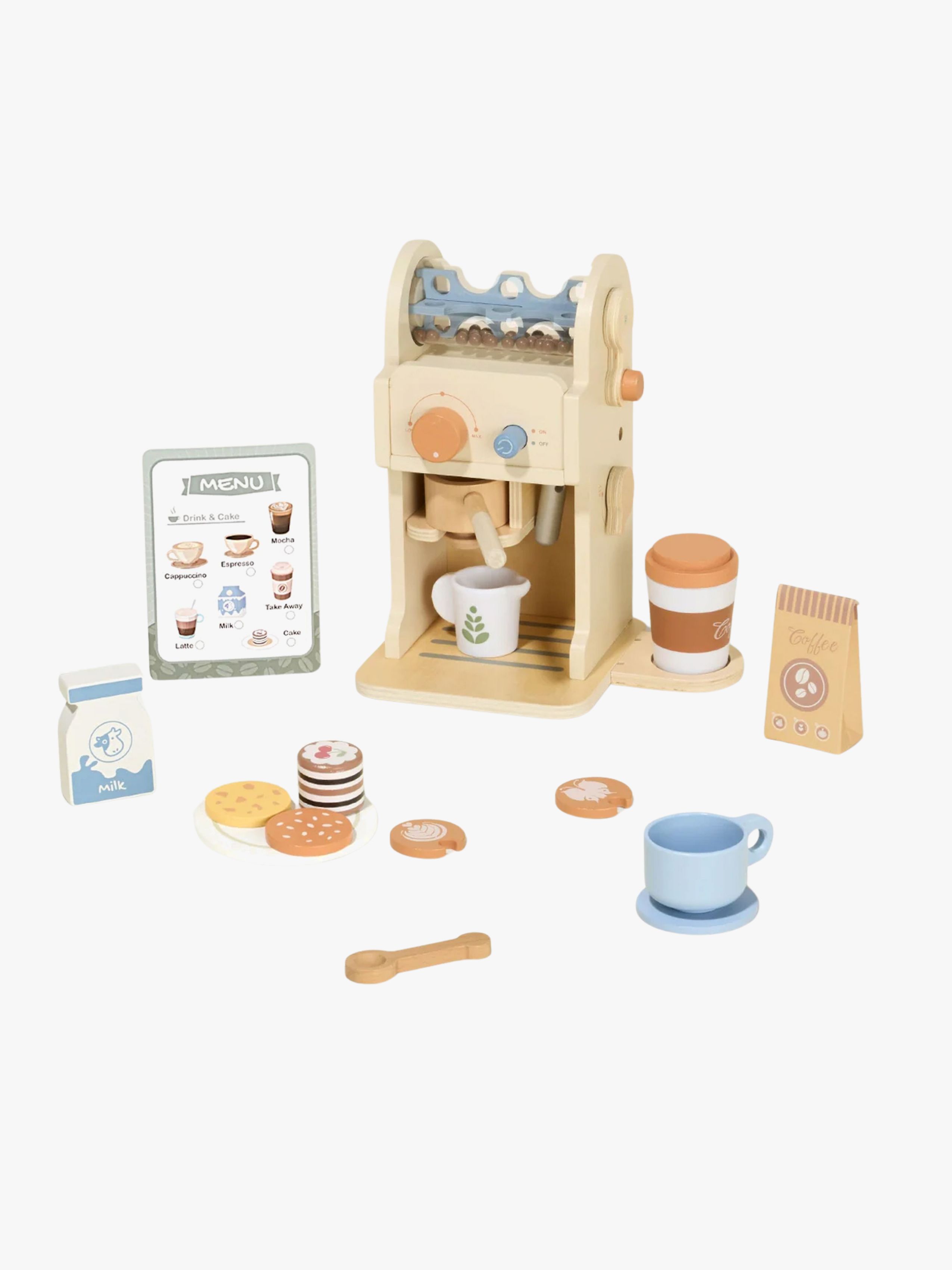 Tooky Toy Kaffemaskin, Beige