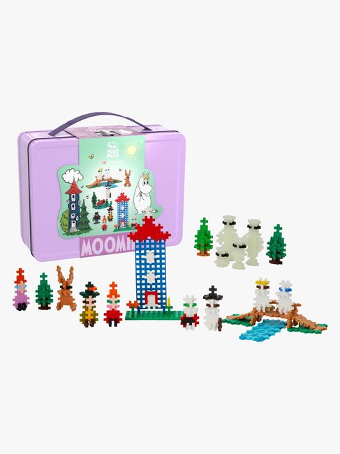 Plus Plus Mumindalen Tinbox Byggset 500 Delar, Lila