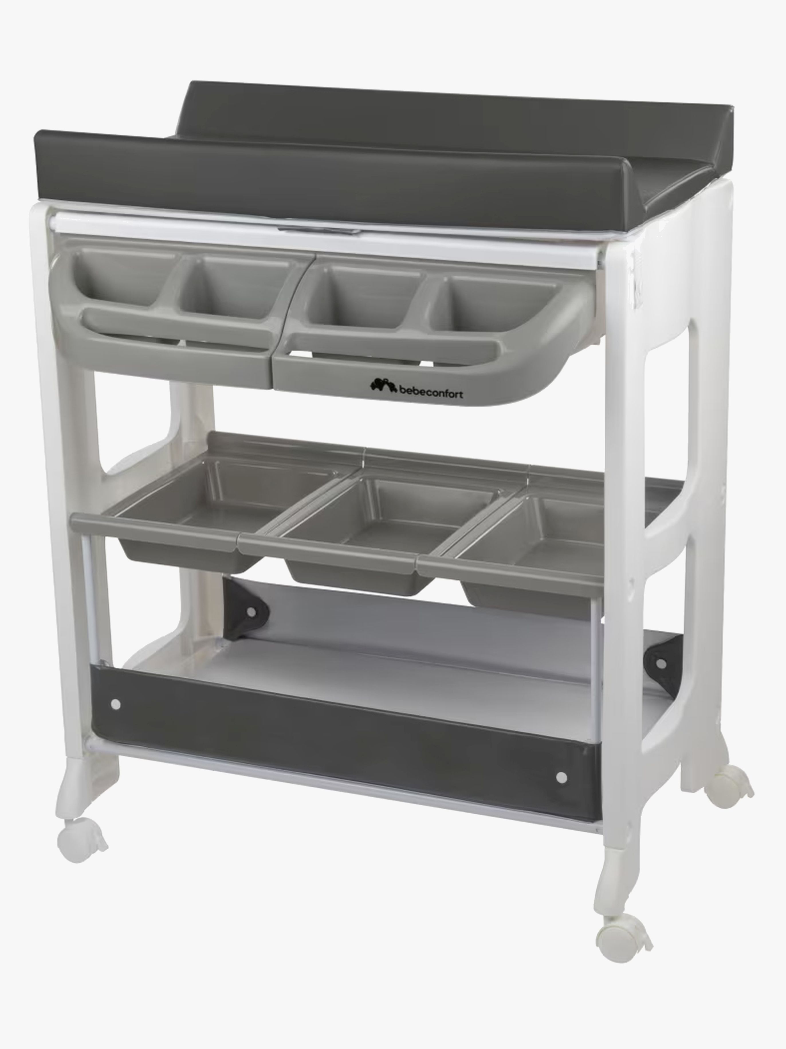 Bebeconfort Dolphy Skötbord med Badbalja, Gray Mist