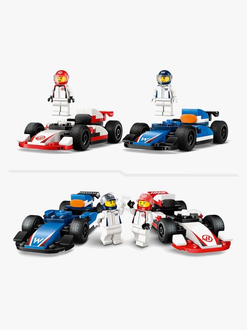 LEGO City 60464 F1 Williams Racing & Haas F1 racerbilar