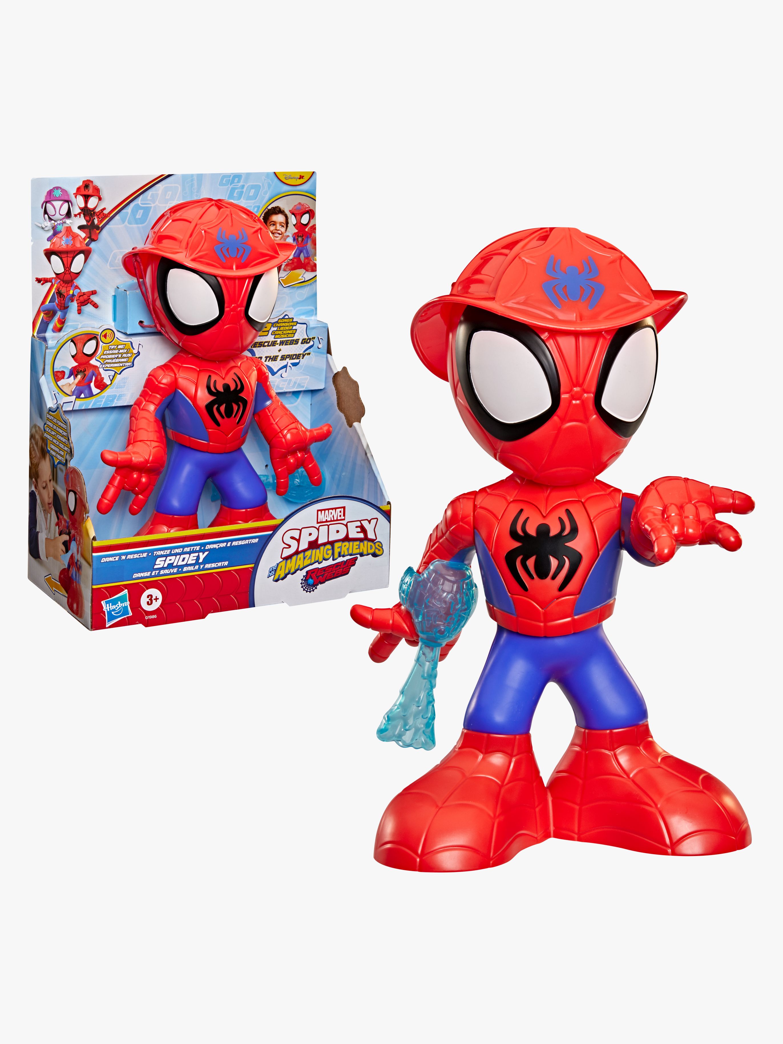 Spidey And His Amazing Friends Interaktiv Figur Dance N Rescue Spidey