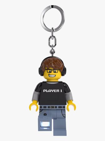 LEGO® Minifigure™ Videospel Kille Nyckelring med LED-lampa