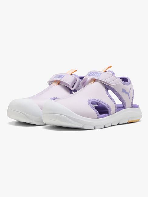 Puma Fun Racer V Infant Sandaler, Lila