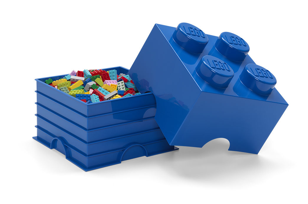 LEGO Förvaring 4 Blå