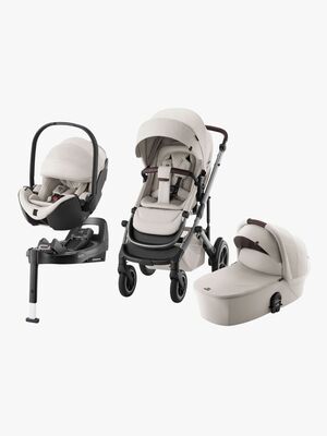 Britax Römer Smile 5Z Duovagn inkl. Baby-Safe Pro & Bas, Soft Taupe Lux