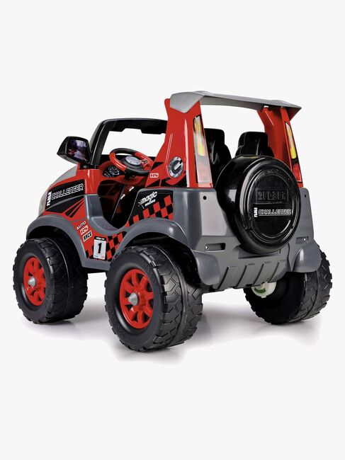 FEBER Challenger Elbil, Röd/Svart