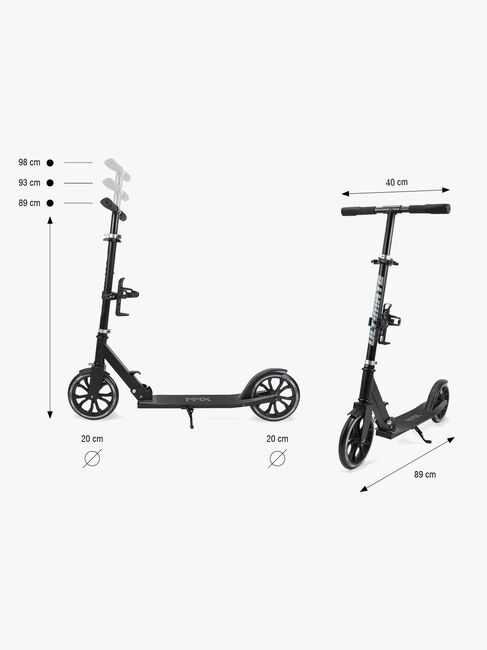 Milly Mally Ultimate Sparkcykel, Svart