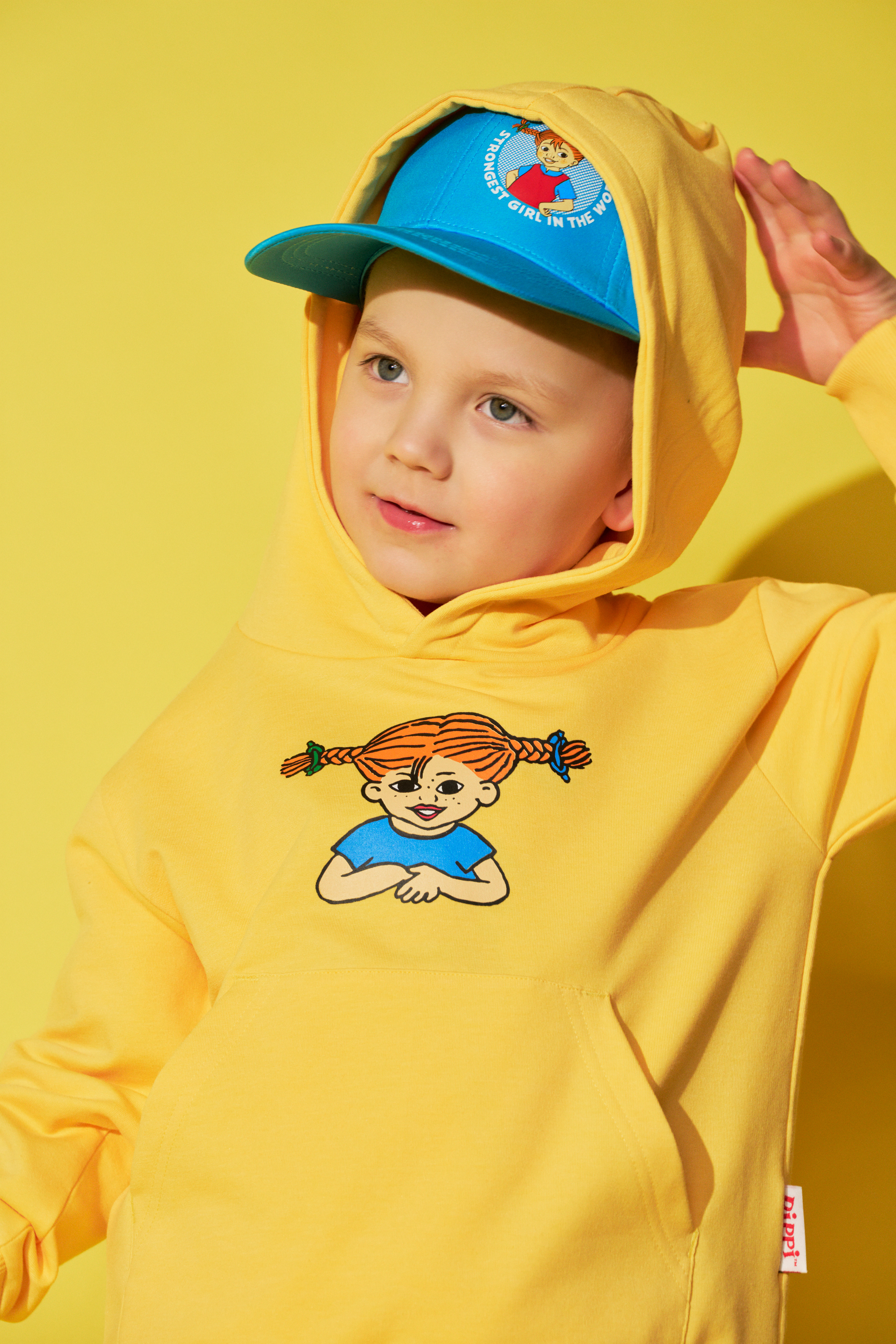 Pippi Långstrump x Martinex Peppi Basic Keps, Blå, 48-50