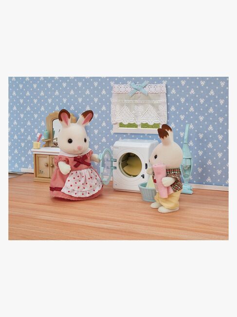 Sylvanian Families Dockhusmöbler Städset Tvätt & Dammsugare
