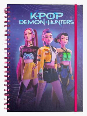 K-Pop Demon Hunters Anteckningsblock A4