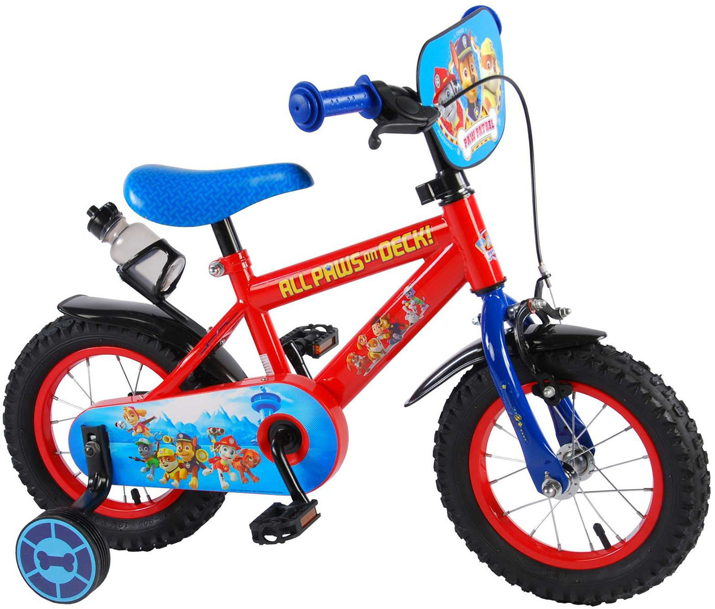 Paw Patrol Barncykel 10 Tum Röd