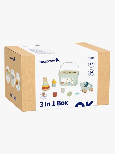 Tooky Toy 3-in-1 Box Aktivitetsleksak