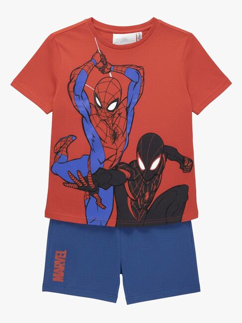 Marvel Spider-Man T-shirt & Shorts Set, Röd