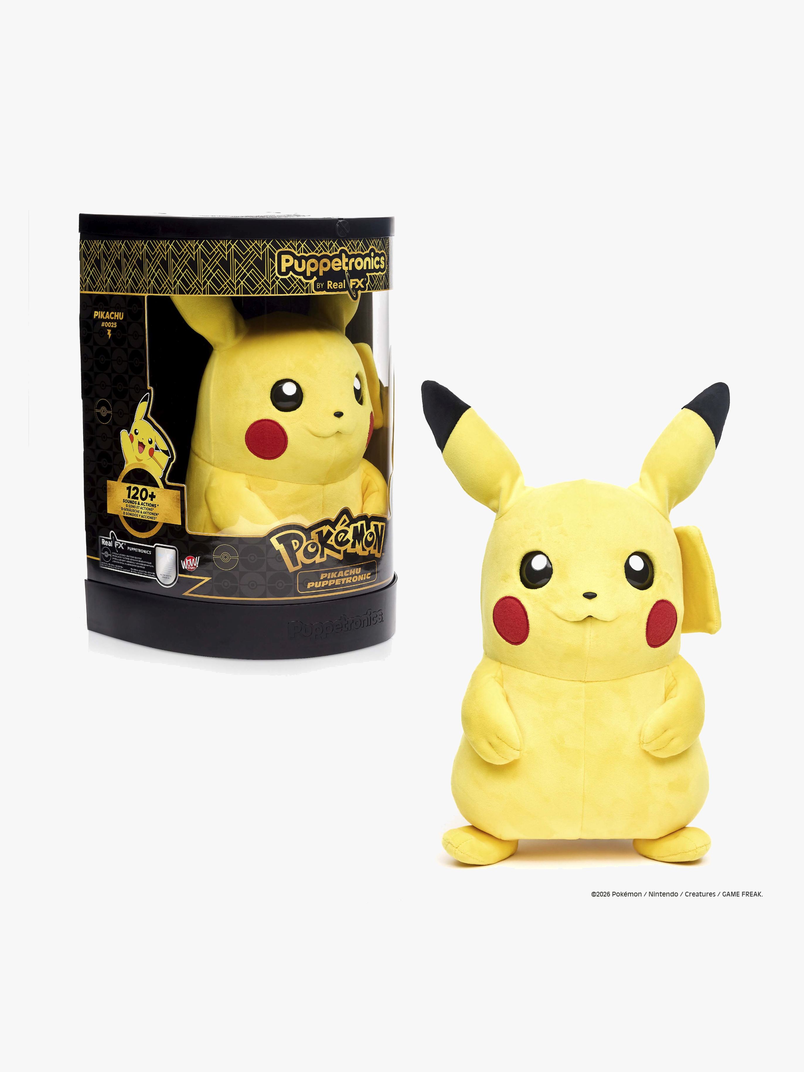 Pokémon Pikachu Interaktivt Gosedjur Real FX Puppetronic 40 cm