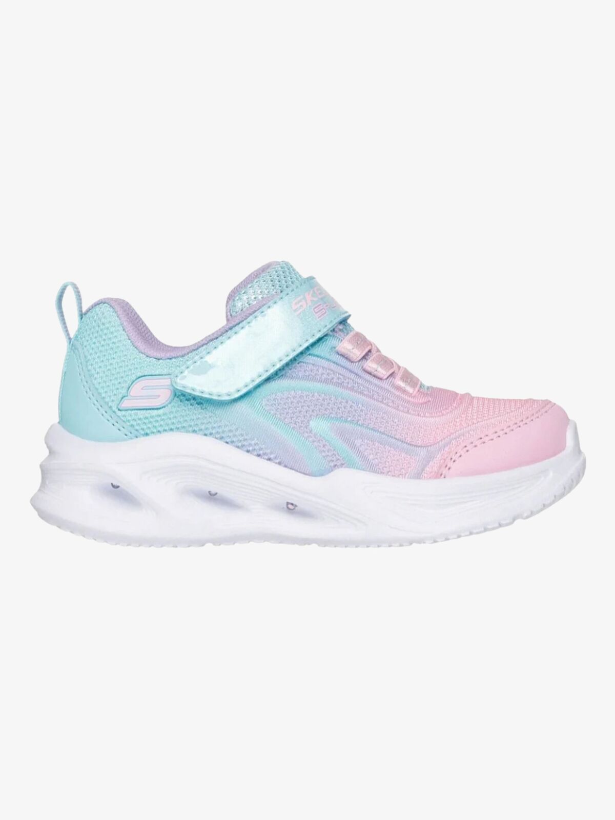 Skechers Sola Glow  Blinkande Sneakers, Blue