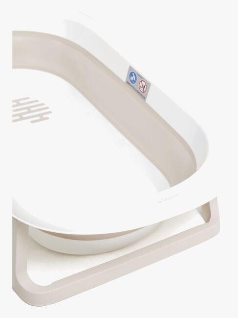 Beemoo CARE Assist Hopfällbar Badbalja, White/Beige