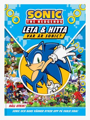 Egmont Kärnan Sonic The Hedgehog Barnbok Leta & Hitta