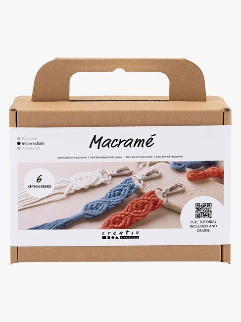 Creativ Company Pysselset Makramé Nyckelringar